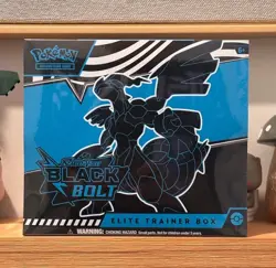 Factory Sealed Pokemon TCG: Scarlet & Violet— Black Bolt Elite Trainer Box ETB - Image 1