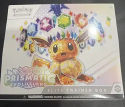 Pokemon TCG Prismatic Evolutions ETB Elite Trainer Box Factory Sealed NEW - Image 1