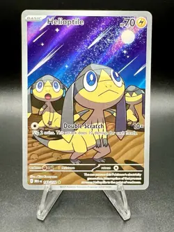 Pokemon TCG Helioptile 143/132 Full Art Illustration Rare Holo Mega Evolution - Image 1