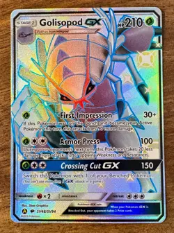 GOLISOPOD 2019 POKEMON SM HIDDEN FATES GX SHINY VAULT RARE #SV48/SV94 - Image 1