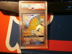 2019 Pokemon S&M FA/HO OH GX Hidden Fates PSA 9 Mint - Image 1