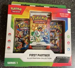 Pokemon TCG First Partner Illustration Collection Series 1 New Sealed - Image 1