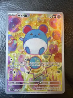 Pokemon TCG Marill #232/217 ME: Ascended Heroes Illustration Rare Full Art Holo - Image 1