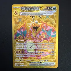 Charizard ex 228/197 Hyper Rare Obsidian Flames Pokemon NM Gold 228/197 - Image 1
