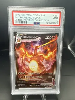 Pokemon Charizard VMAX SWSH261 SWSH Promo Holo PSA 9 Ultra-Premium 2022 - Image 1