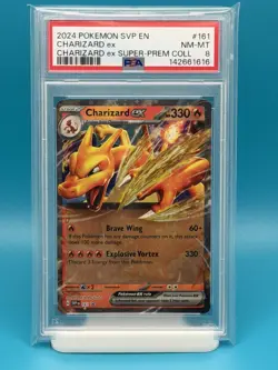 PSA 8 -2024 POKEMON SVP EN CHARIZARD EX SUPER-PREM COLL CHARIZARD EX - Image 1