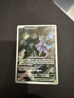 Mewtwo SVP 052 151 PromoCard Black Star Pokemon TCG Near Mint - Image 4