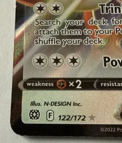 Arceus V 122/172 Brilliant Stars NM Ultra Rare Pokemon TCG - Image 3