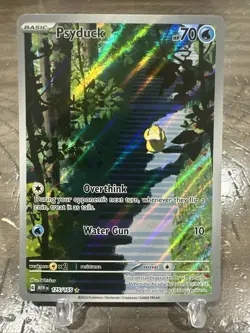 Pokemon Psyduck 175/165 Scarlet & Violet 151 Illustration Rare Near Mint - Image 1