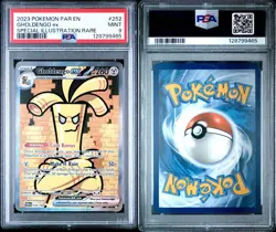 2023 POKEMON PAR EN-PARADOX RIFT SPECIAL ILLUSTRATION RARE GHOLDENGO EX PSA 9 - Image 3