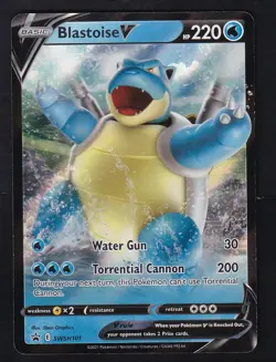 Blastoise V SWSH101 Holo Promo Sword & Shield Promo Pokemon NM - Image 1
