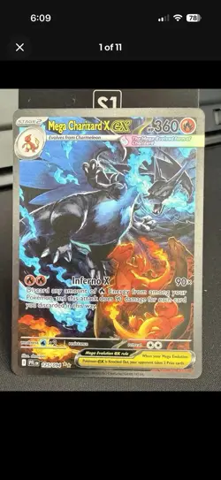 Pokemon TCG: Mega Charizard X ex 125/094 SIR : Phantasmal Flames - Image 1
