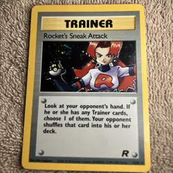 Rocket's Sneak Attack 16/82 Pokemon TCG Team Rocket Holo - NM/LP - Image 1