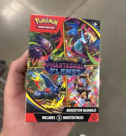 Pokemon Mega Evolution Phantasmal Flames Booster Box - Image 1