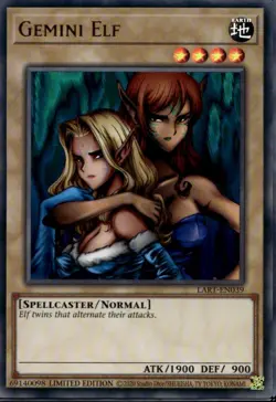 Gemini Elf Ltd Ed Ultra Rare LART-EN039 Yu-Gi-Oh! - Image 1