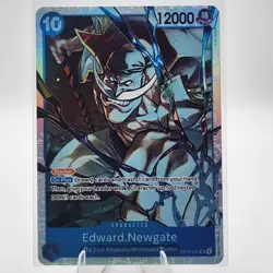 Edward Newgate OP13-042 Super Rare One Piece TCG Carrying On His Will Foil - Image 1