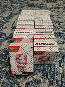 EMPTY Pokemon Scarlet & Violet 151 Booster Bundle Boxes Lot of 10 NO CARDS - Image 1