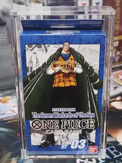 One Piece Card Game Starter Deck: The Seven Warlords of the Sea ST-03 & acrylic - Image 1