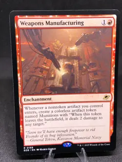 MTG Weapons Manufacturing 0168 Edge of Eternities Rare NM - Image 1