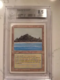 MTG Tropical Island BGS 8.5 NM MT+ Revised Edition 3rd 9.5, 8.5, 9, 8.5 - Image 1