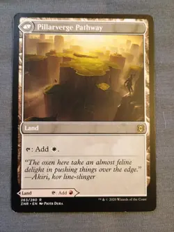 1x MTG Needleverge Pathway - Zendikar Rising (ZNR) #263 - Magic the Gathering - Image 2