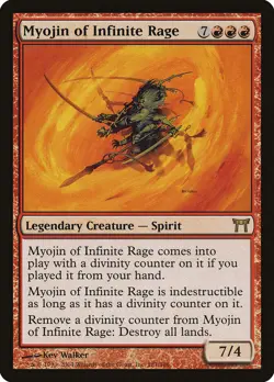 Myojin of Infinite Rage [Champions of Kamigawa] Magic MTG - Image 1