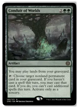 MTG Conduit of Worlds - Phyrexia: All Will Be One Moderately Played English - Image 1