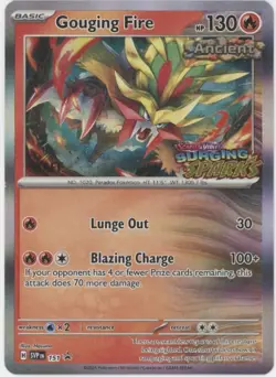 Gouging Fire Pokemon Surging Sparks Staff Promo #151 - Image 1