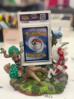 2024 POKEMON SVP PROMO SURGING SPARKS PRERELEASE-STAFF #151 GOUGING FIRE PSA 10 - Image 2