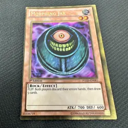 ERROR off centered MORPHING JAR Gold Bordered YU-GI-OH 1st Edition PGLD-EN081 - Image 1