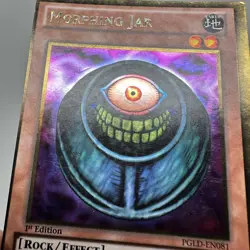 ERROR off centered MORPHING JAR Gold Bordered YU-GI-OH 1st Edition PGLD-EN081 - Image 4