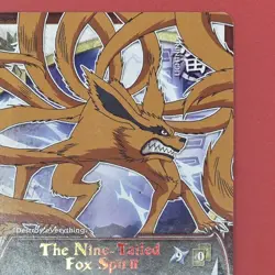 The Nine-Tailed Fox Spirit #1460- Rare 1st Edition Foil Text Bandai Naruto CCG - Image 5