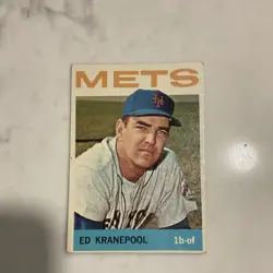 1964 Topps Ed Kranepool New York Mets Base Set High #566 MLB - Image 1