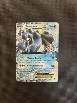 SEISMITOAD EX 20/111 HOLO RARE EX FURIOUS FISTS POKEMON NM - Image 1