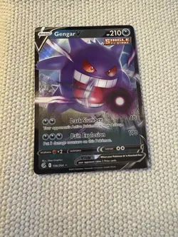 Gengar V 156/264 Fusion Strike NM Ultra Rare Pokemon TCG - Image 1