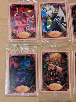 Hazbin Hotel Trading Cards Promo Card Set (Cracked Ice PR-11 -16, Foil PR20+24) - Image 2