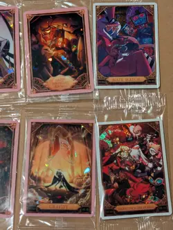 Hazbin Hotel Trading Cards Promo Card Set (Cracked Ice PR-11 -16, Foil PR20+24) - Image 3