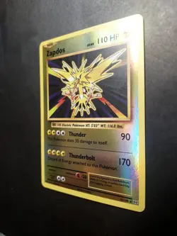 Zapdos 42/108 Evolutions Reverse Holo Rare Pokemon Card - Image 3