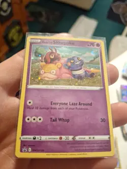 Galarian Slowpoke SWSH126 Black Star Promo Holo Pokemon Card SWSH - Image 1