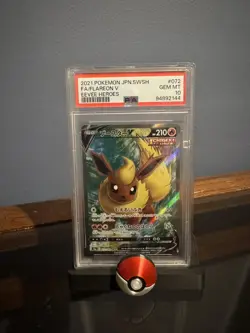 PSA 10 Flareon V 072/069 - Eevee Heroes Japanese Graded Pokemon card - GEM-MT - Image 1
