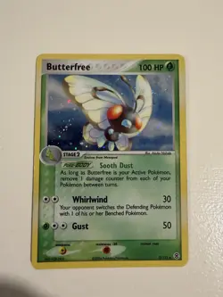 Pokemon Butterfree 2/112 EX FireRed & LeafGreen Holo Rare English 100 HP Card - Image 1