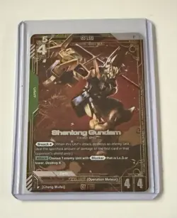 Shenlong Gundam R+ GD01-029 Newtype Rising Gundam Card Game English - Image 1