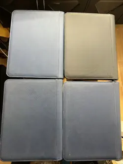 Lot of 4 Fabmaker 9 Pocket Trading Card Zip Binders, Holds 360 Cards Each - Image 2