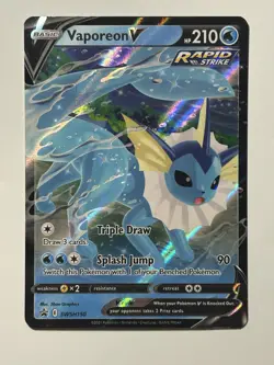 Vaporeon V - SWSH150 Pokemon SWSH: Sword & Shield Promo Cards Holo Promo NM - Image 1