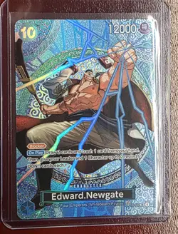 ONE PIECE OP15 OP13-042 SP SR Edward Newgate English Card - Image 1