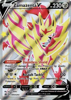 Zamazenta V (Shiny) - Promo SWSH: Sword & Shield Promo Cards SWSH293 NM - Image 1