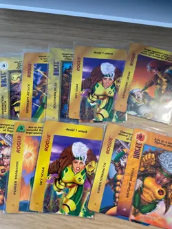 Marvel Overpower CCG Rogue (X-Men) - 13 cards inc. character cards - Image 3