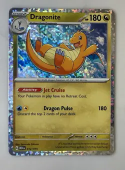 Pokemon Dragonite 012/015 McDonald's 2024 Holo 180 HP Promo English Card - Image 1