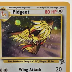 Pidgeot 14/130 Holo Rare Base Set 2 Stage 2 Pokemon Card English - Image 4