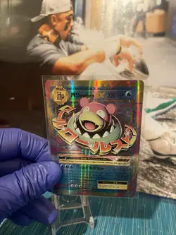 Pokemon TCG M Slowbro EX Full Art Ultra Rare Holo 27/108 Evolutions 220 HP Card - Image 2